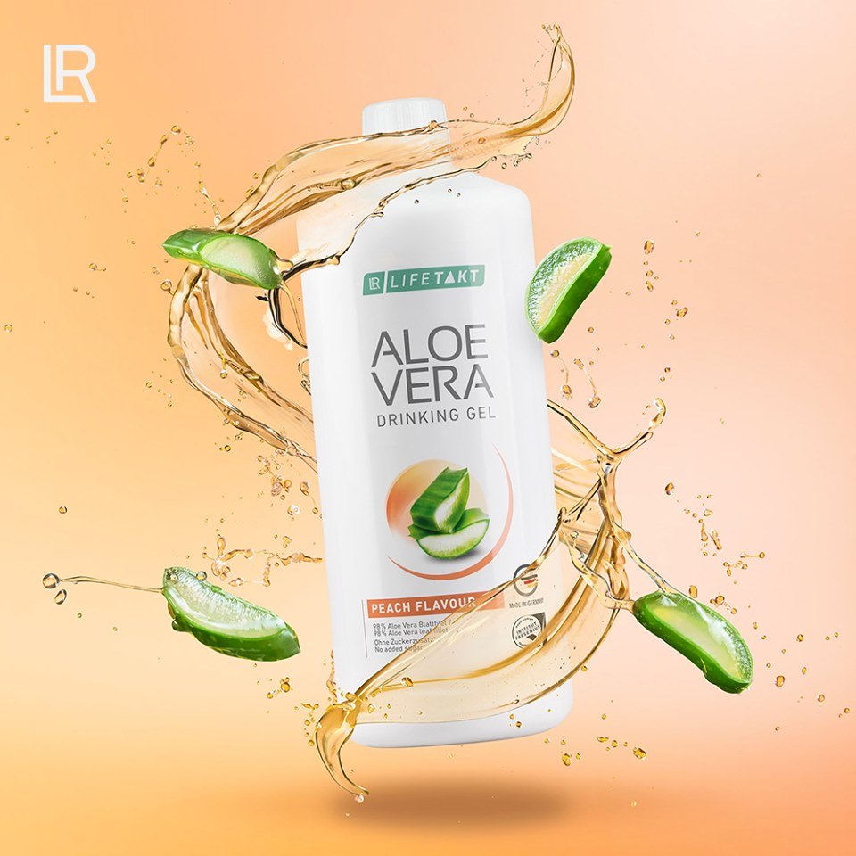 LR LIFETAKT ALOE VERA DRINKING GEL Peach Flavour Aloesowy Żel do Picia Brzoskwiniowy