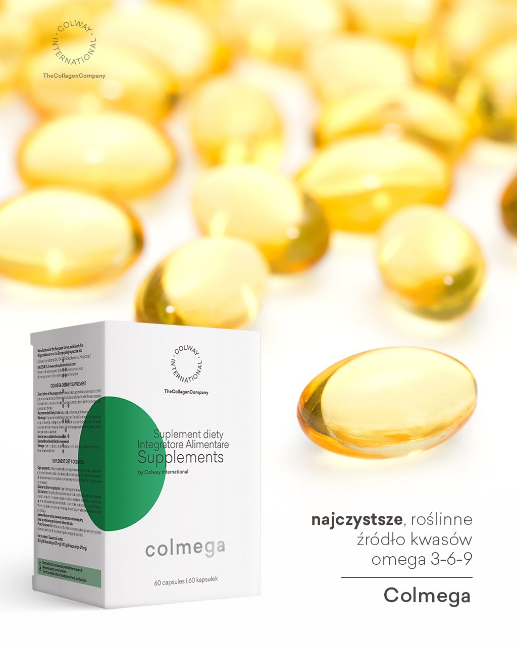 ColMega Colway International Estry Kwasów Omega 3-6-9 Kwasy tłuszczowe