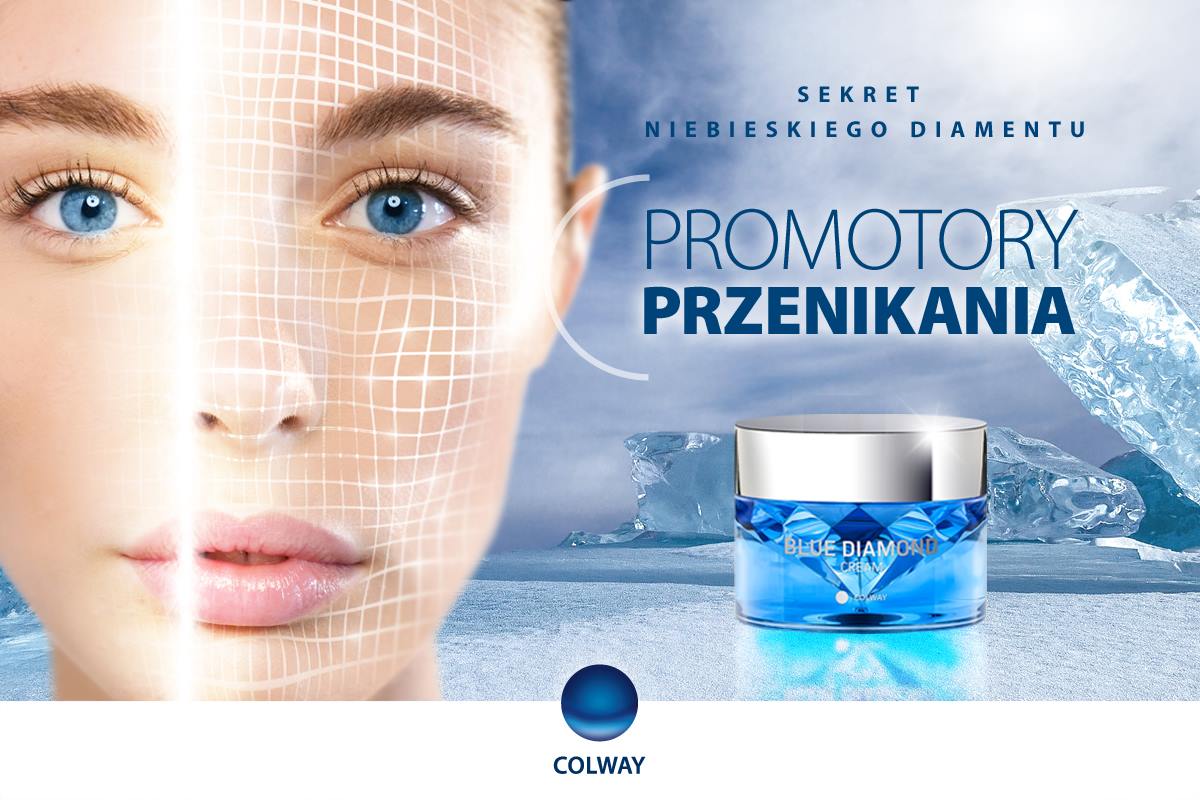 Blue Diamond Cream Colway Krem Niebieski Diament