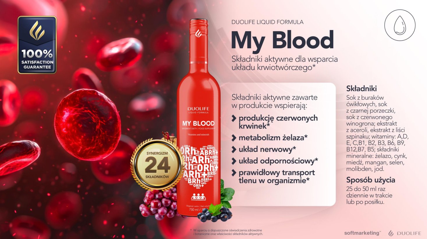 DUOLIFE Liquid Formula My Blood - Moja Krew