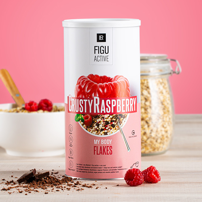 LR LIFETAKT FiguActive Crusty Raspberry Flakes Płatki z Malinami