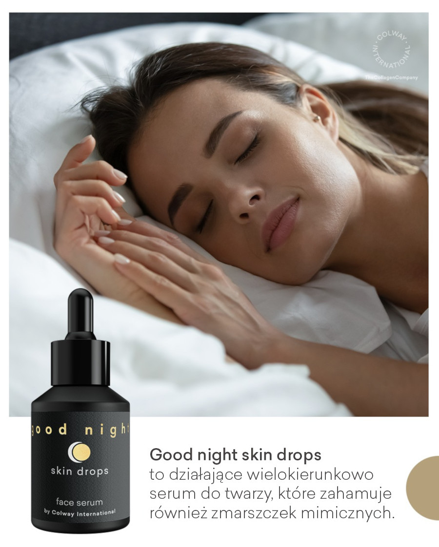 Good Night Skin Drops Face Serum - Naprawcze Serum do Twarzy Colway International