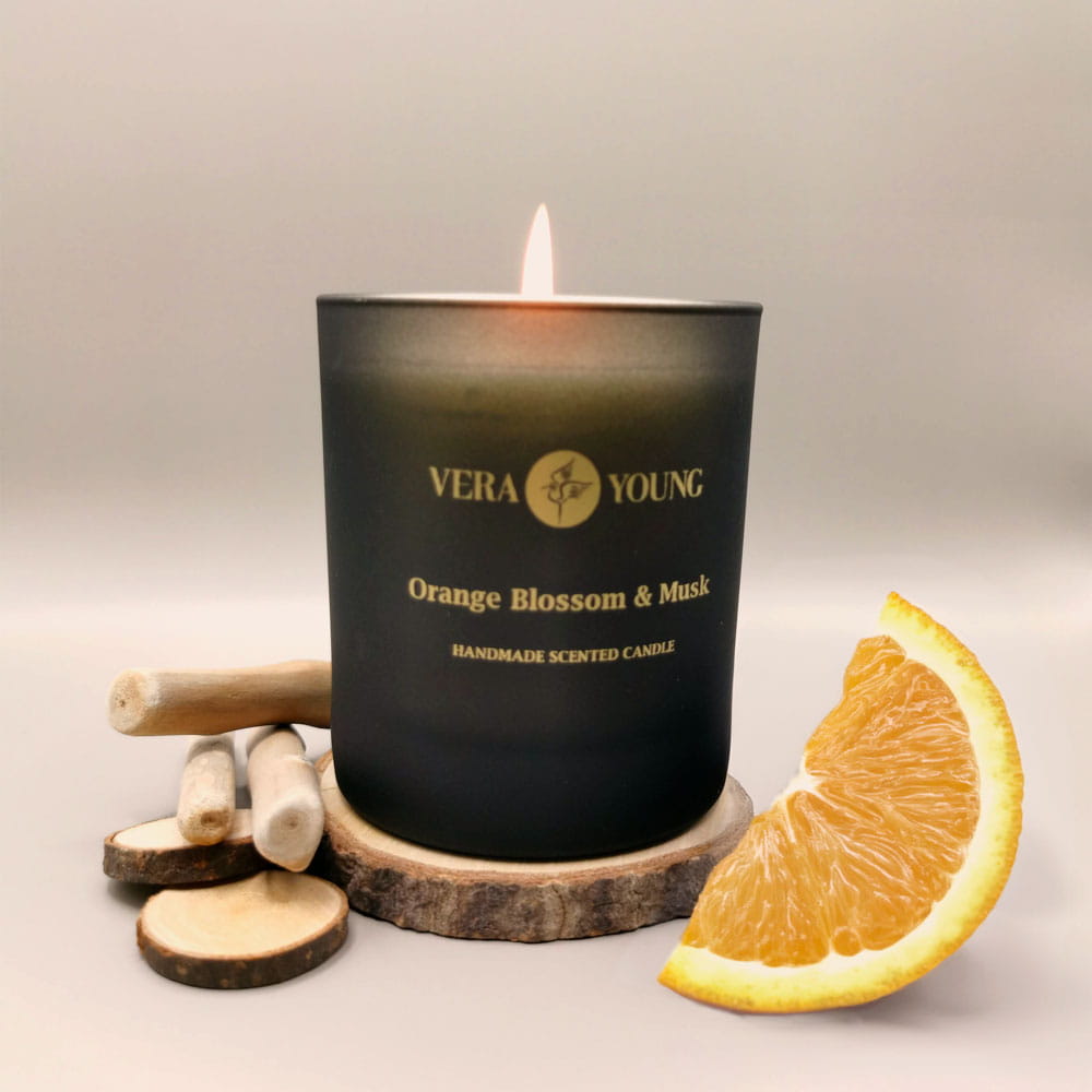 Świeca Zapachowa Sojowa Vera Young Kolekcja Bliss Orange Blossom & Musk