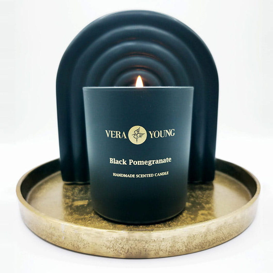 Świeca Zapachowa Sojowa Vera Young Kolekcja Bliss Black Pomegranate
