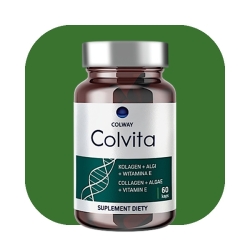 Colway Colvita 60 kapsułek Kolagen Naturalny Witamina E Algi