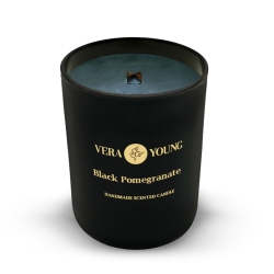 Vera Young BLISS - Black Pomegranate - 220g 70h - Zapachowa Świeca Sojowa