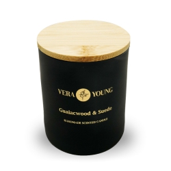 Vera Young BLISS - Guaiacwood & Suede - 220g 70h - Zapachowa Świeca Sojowa