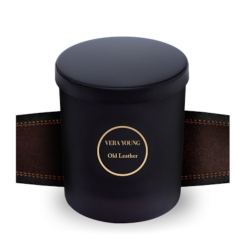 Vera Young BLISS - Old Leather - 220g 70h - Zapachowa Świeca Sojowa