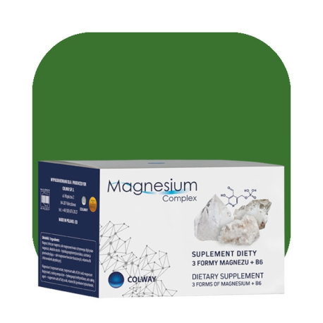 Magnesium Complex COLWAY Kompozycja 3 form magnezu z witaminą B6