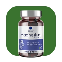 Magnesium Complex COLWAY Kompozycja 3 form magnezu z witaminą B6