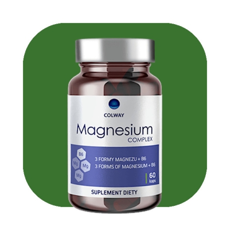 Magnesium Complex COLWAY Kompozycja 3 form magnezu z witaminą B6