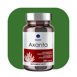 Colway Axanta Astaksantyna Piperyna Kompleks witamina z grupy B